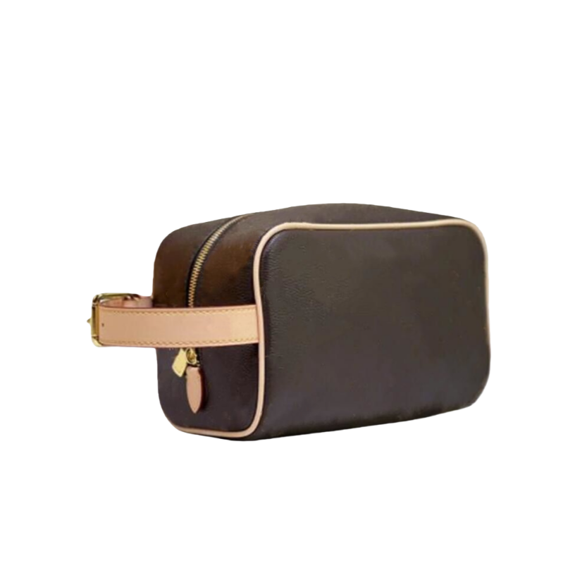 Fashion designer women bag cosmetic bags handbag wallet purse ladies girls with flowers letters grid luxury wash bag