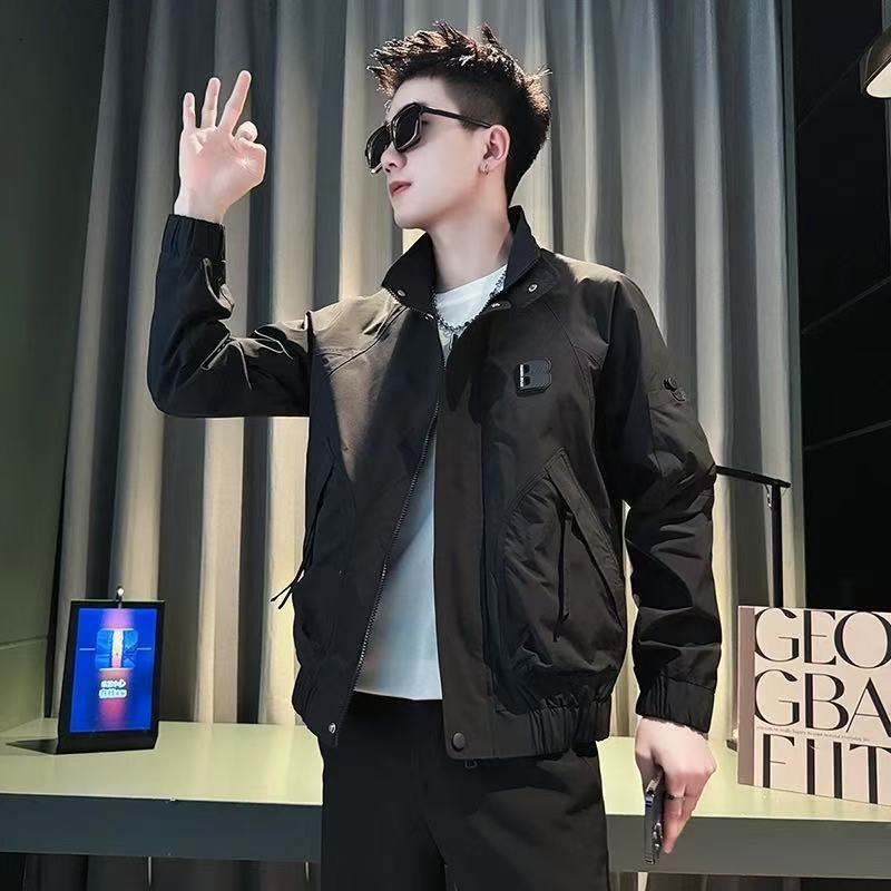 American Style High-end Jacket For Men Spring And Autumn Trendy Casual Cool Coat Designer Coat Men's Fashion 2025 New Men's Top