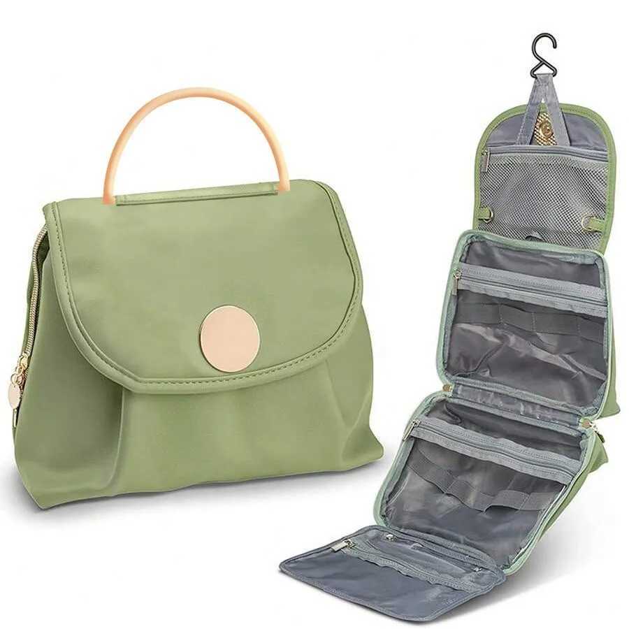 New Waterproof Toiletry Bag Cosmetic Bag Storage Bag With Hook Toiletry Bag Travel Bag Toiletries Storage Bag J251115