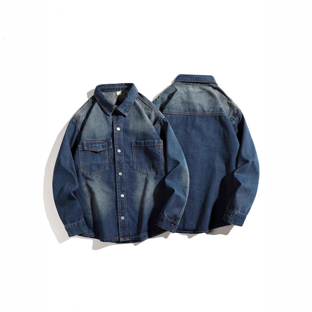 American Style Denim Jacket Men 2025 New Autumn Trendy Designer Coat Loose Versatile Cool Simple Casual Jacket