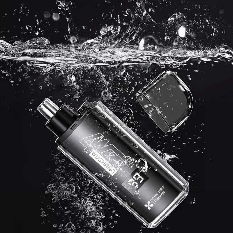 Nose Hair Trimmer Digital Display Household Portable Painless Nose Trimmer Usb Rechargeable Ear Nose Hair Trimmer Machine Z251030