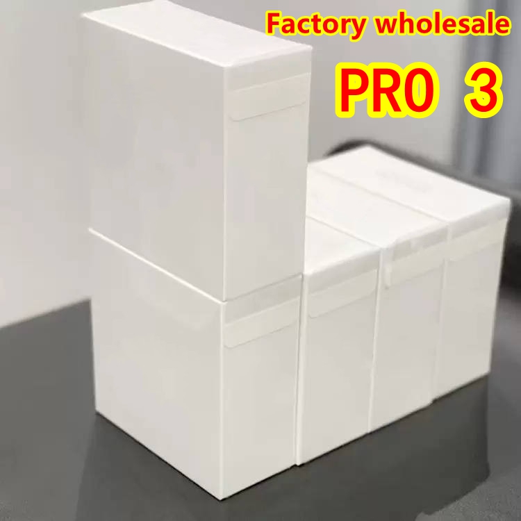 NEWEST Top-quality wholesale Pros 3 Wireless Earphones Bluetooth Earphone Headphones for mobile Chip Metal GPS Charging Generation In-Ear For Cell Phone SmartPhone