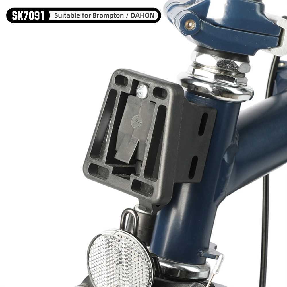 Rhinowalk Bike Handlebar Bag Set With Adapter Carrier Block Cycling Quick Release Urban Basket Storage Bag For Brompton Dahon H251029