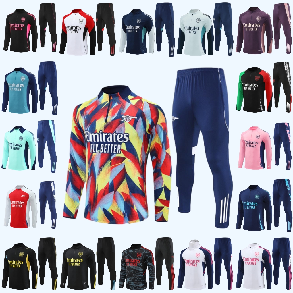 24 25 26 Arsen alfc tracksuits soccerTraining Suit MEN Kids kit 22 23 24 25G.JESUS ODEGAARD RICE HAVERTZPEPE SAKA train SportswearSurvatment Chandal Set