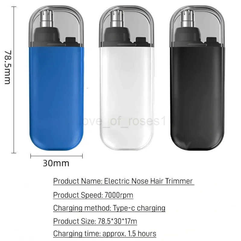 German Quality Electric Nose Hair Trimmer Rechargeable Nose Hair Remover Waterproof Durable Cleaning ToolShaver Z251030