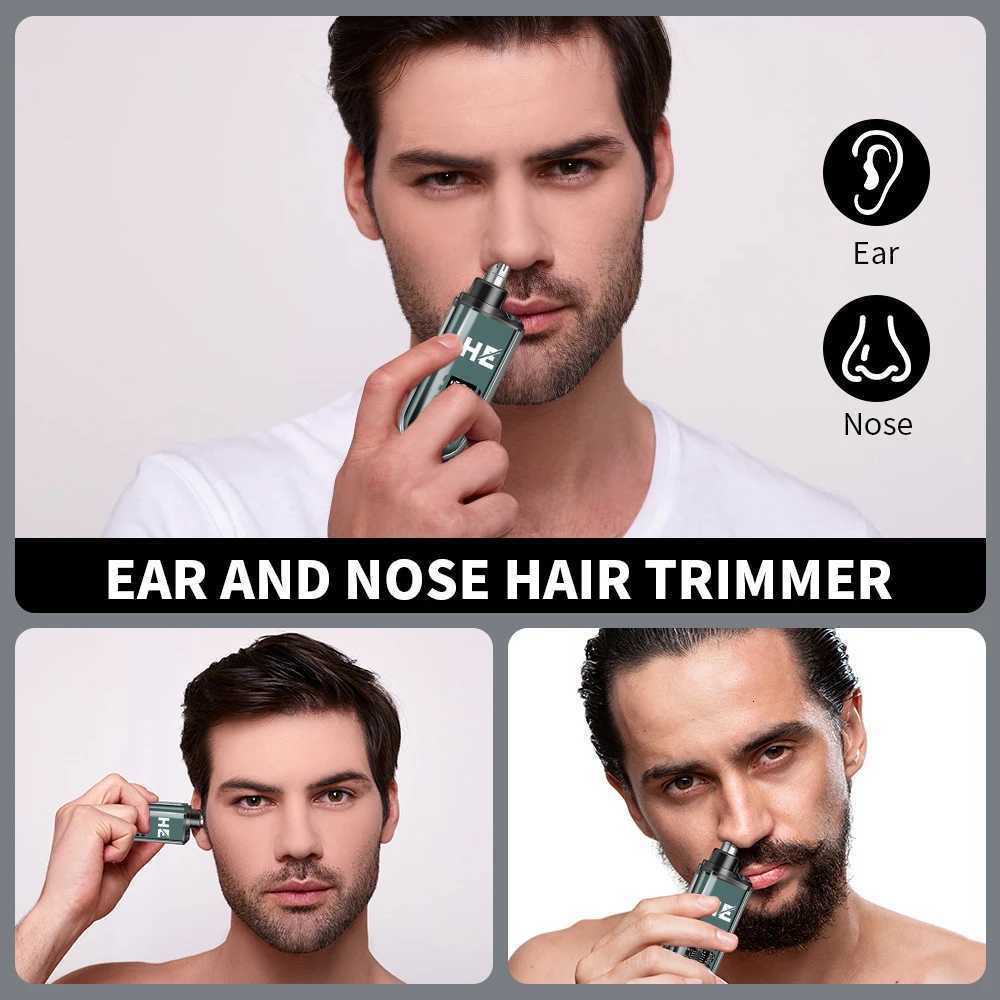 HIENA Nose Hair Trimmer Mini Pocket Hair Cutting Machine Electric Manual Cordless Razor For Men Wet Dry Eyebrow Beard Shaver M251030