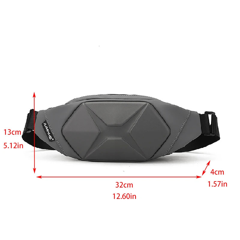 Waterproof Men Chest Bags Fashion Solid Color Ride Waist Packs High Quality Unisex Fanny Pack Travel Storage Crossbody Bag Male 251030