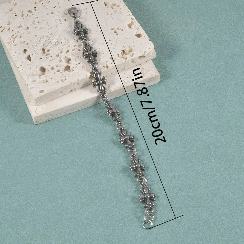 Retro Hiphop Unisex Bracelet Cross Trend Punk Style European and American selling Rock Party Jewelry Accessories Gifts 251028