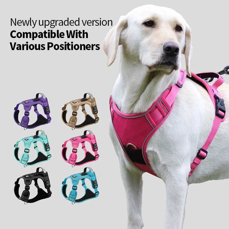 Dog Chest Harness Adaptable to Airtag Chest Harness Outdoor Training Loss Prevention Dog Leash J251129