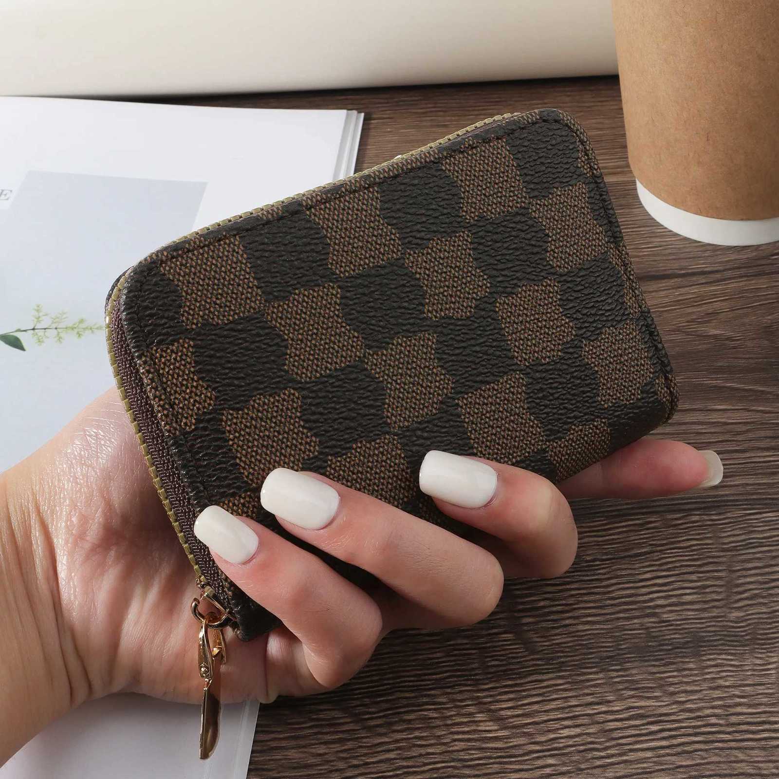 New Fi Wens Wallet Zipper Around Coin Wallet Wens Zipper Case Holder D251030