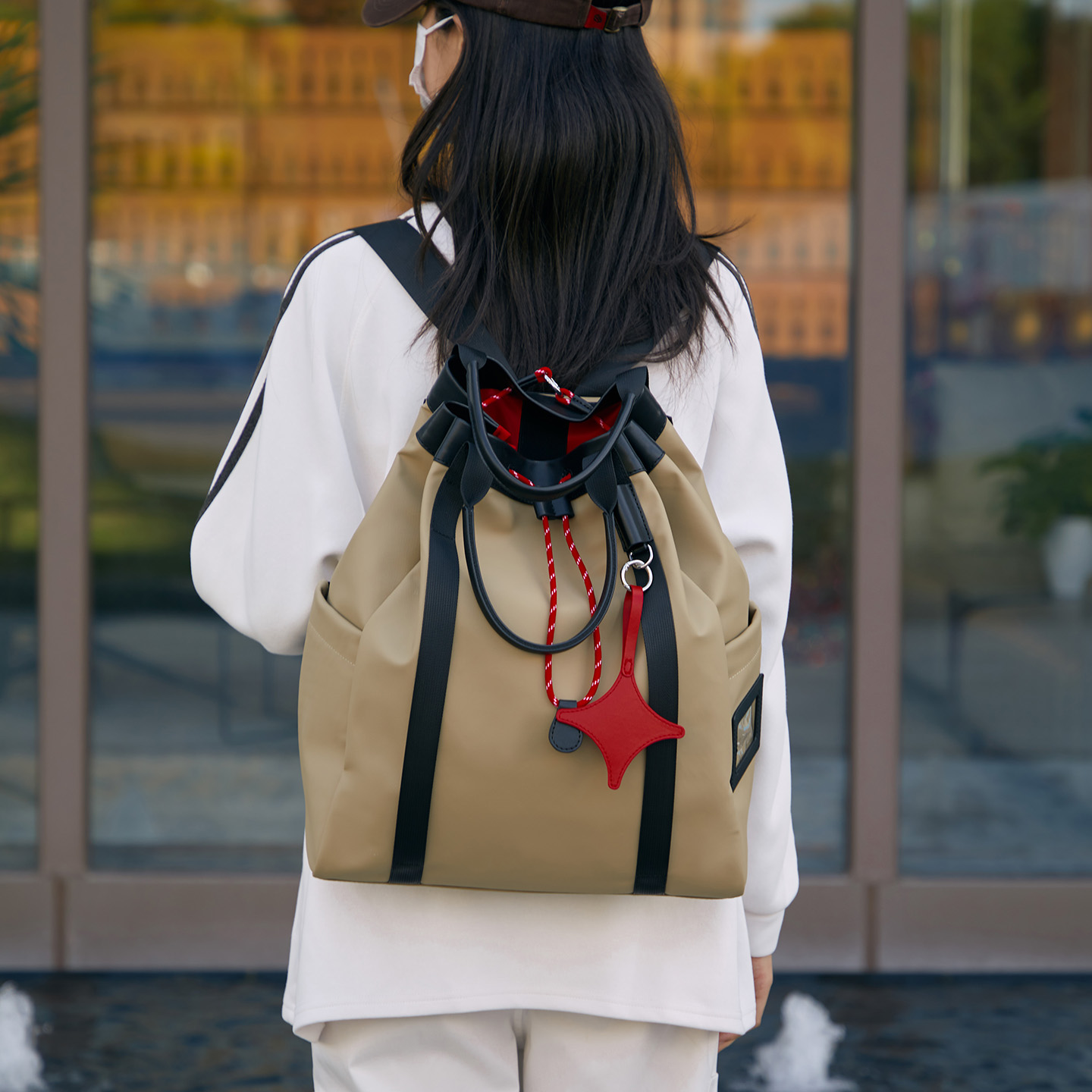 Sewafox Outdoor travel backpack, men's and women's casual waterproof backpack, computer bag, lightweight and large capacity sports bag