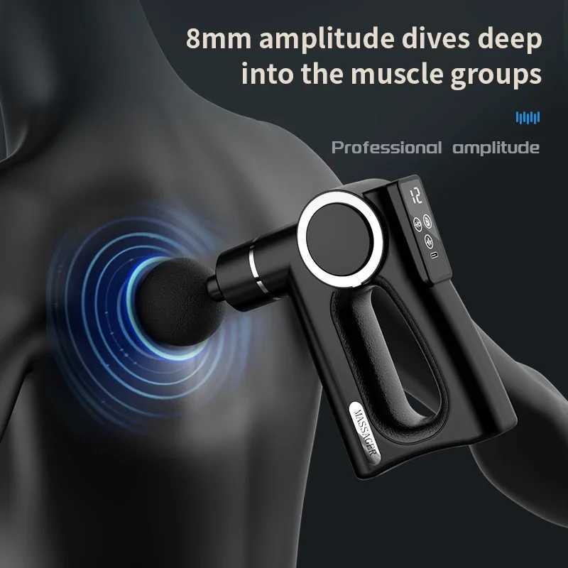 Mini Fascia Gun Vibration Massage Portable Small Massager Muscle Relaxation Body Massage Fitness Equipment J251030