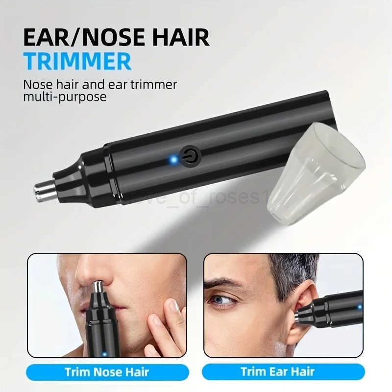 Portable Electric EarNose Hair Trimmer for Men Women USB Rechargeable Painless Eyebrow and Facial Hair Removal Washable Shaver Z251030