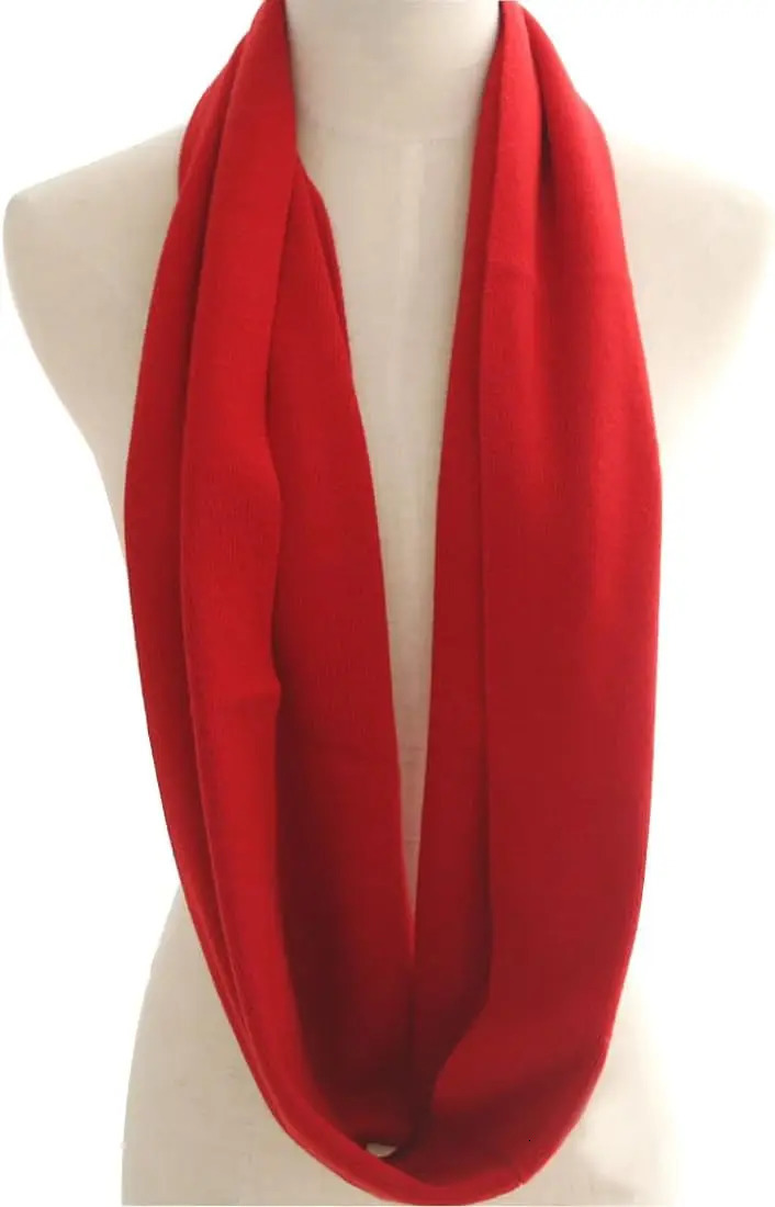Unisex Soft Cashmere Solid Scarf Womens Mens LuxuriousNeck Warmer Cozy Loop Wrap Elegant Endless Circle Scarf Versatile 251029