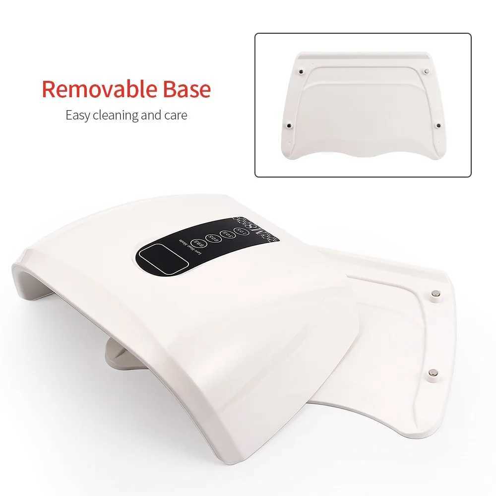 96W 48LED Lights Nail Dryer Red Light Fast Drying LED Nail Lamp Tow Hand Big Lamp Gel Polish Dryer Timer Smart Nail Art Tools L251030