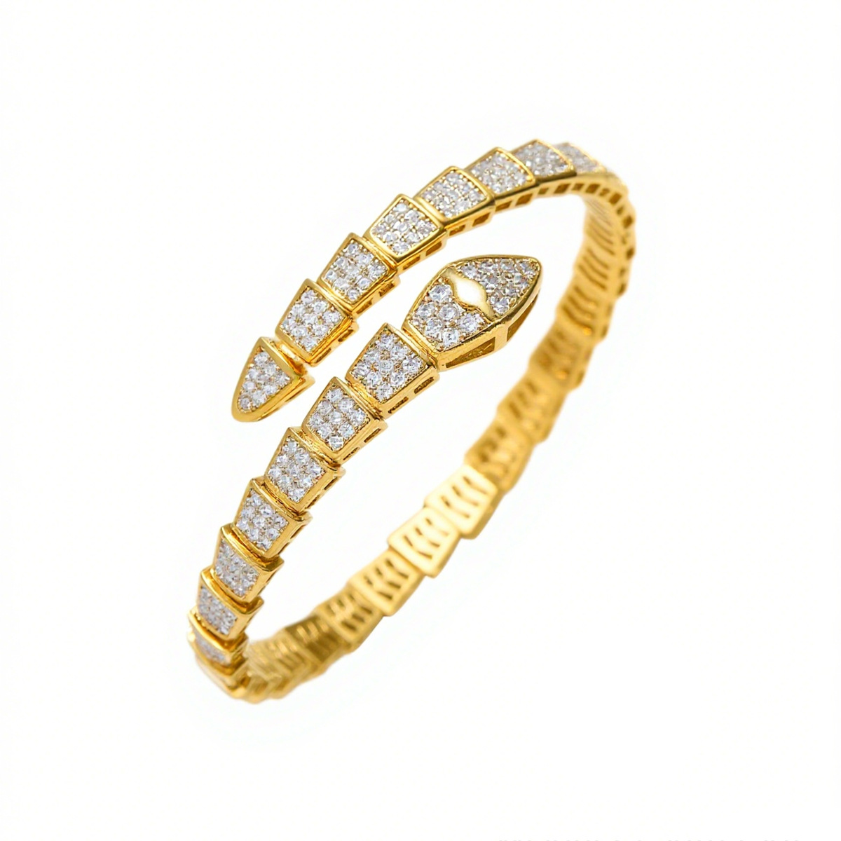 Designer bracelet niche luxury diamond inlaid snake shaped bracelet and snake bone bracelet free shipping gift for women tennis bracelet charm bracele