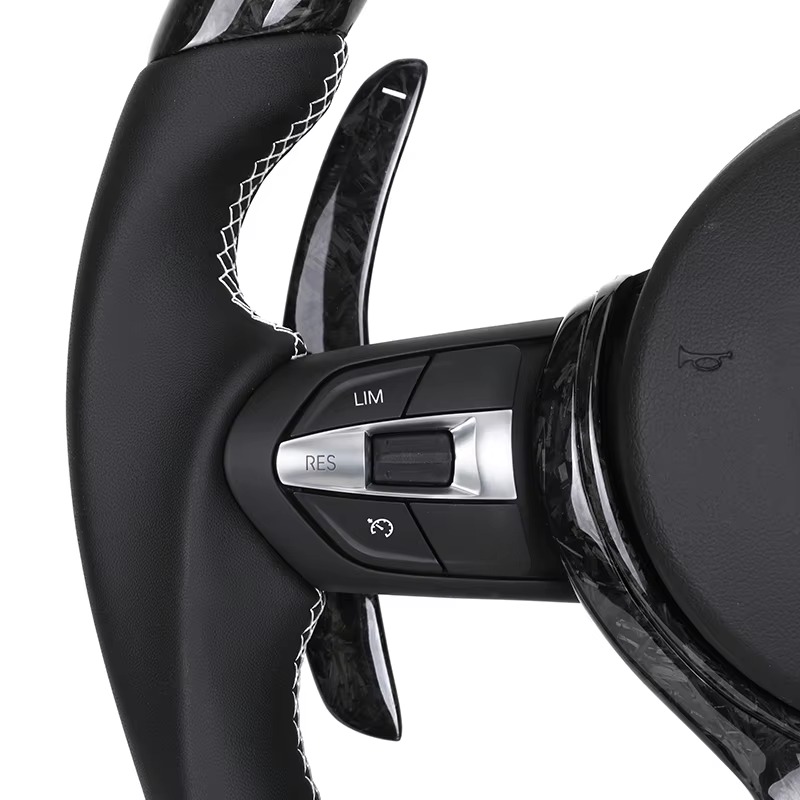 Custom Nappa Leather Forged Carbon Fiber Steering Wheel for BMWF01 F30 F10 F11 F20 F21 F82 M2 F87 M5 E90 E92 M3 F80 M4 F33