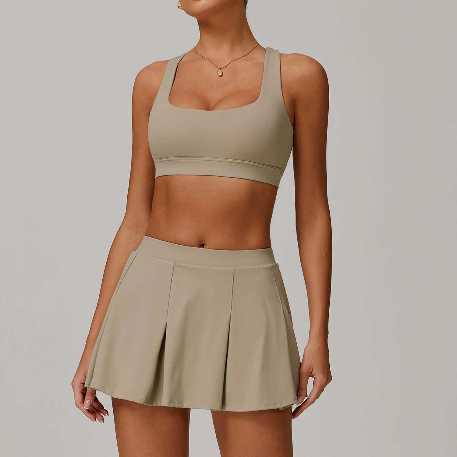 Yoga Suit 2PCS Sportswear Gym Sports Set Women Tracksuit Running Leggings Workout Long Sleeve Sports Bra Push Up Yoga Clothing J251030