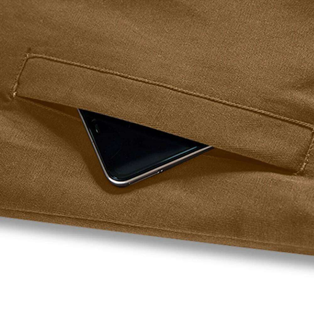 Men's Jackets Winter Faux Shearling Lined Windproof Warm Coat Black Buttoned Parka Pockets Comfortable Casual Tops US Size