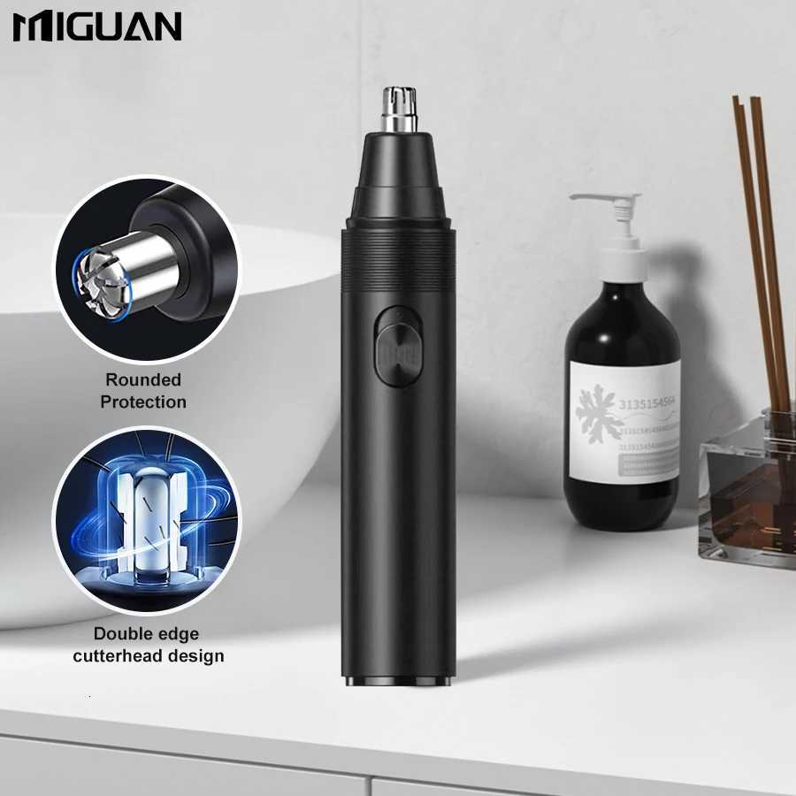 Nose Hair Trimmer Professional Painless Nose And Ear HairTrimmer For Women Men Stainless Steel Head Dual EdgeBlades M251030