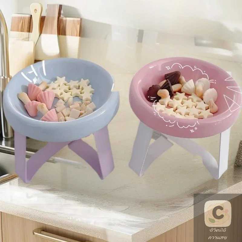 New Spine Protection Pet Bowl High Feet Neck Protection Cat Bowl With Stand Pet Food Bowl Pet Supplies J251113