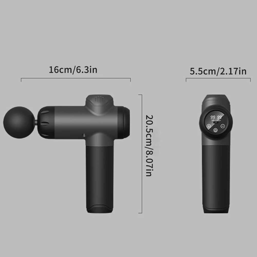 Massage Gun 8 Massage Heads HighIntensity Vibration Rechargeable Small Massage Gun Powerful Fascia Gun Portable Deep Tissue Im J251030