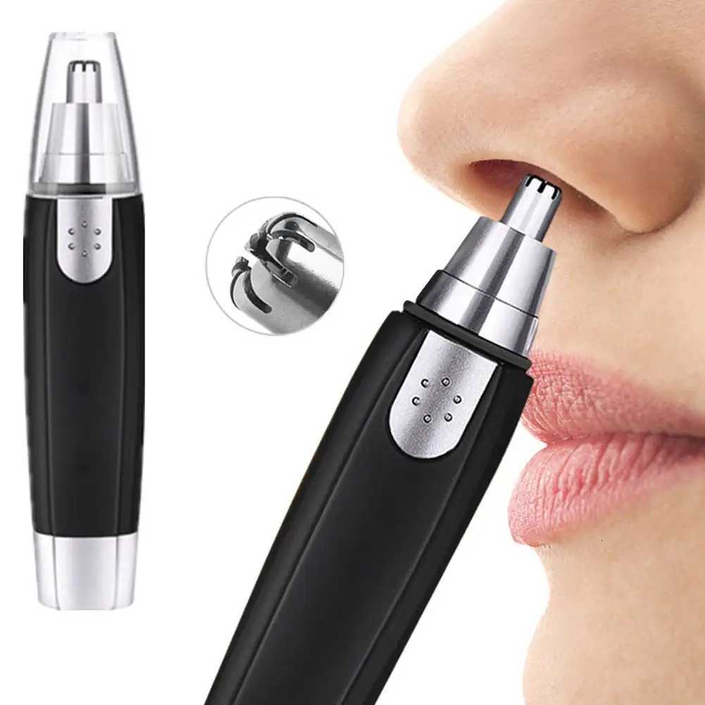 Electric Nose Ear Hair Trimmer Automatic Nopain Nose Hair Cutter Eyebrow Trimmer Tool Rechargeable Nose Ear Face Hair Scissors M251030