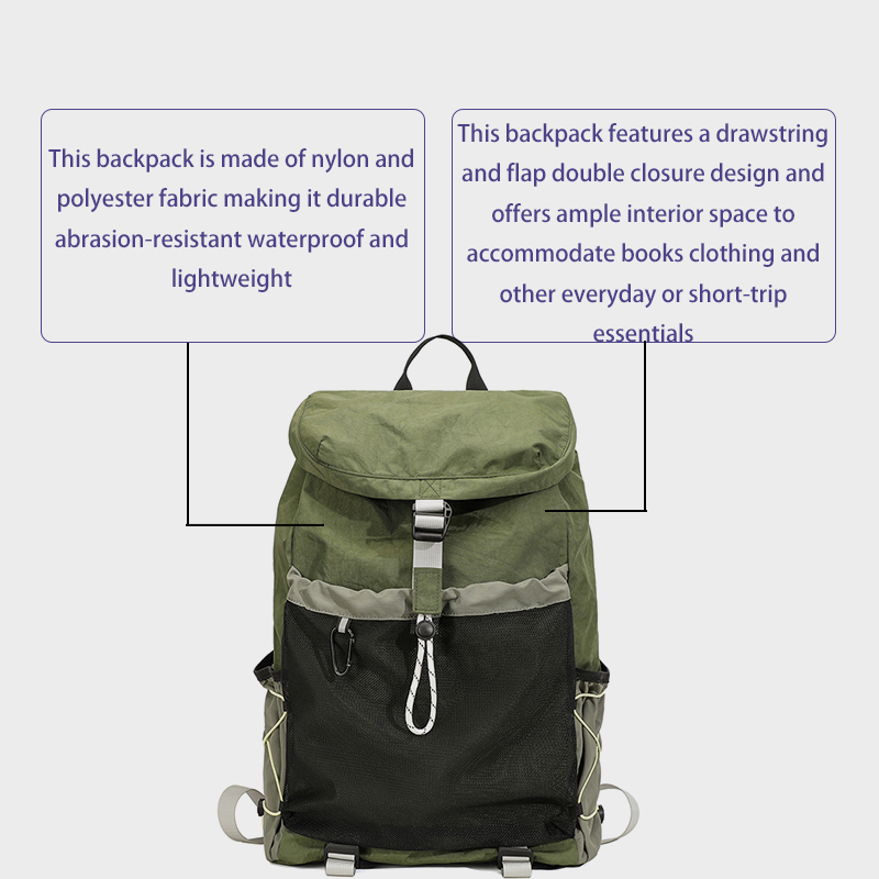 Sewafox Outdoor Hiking Backpack Casual Travel Backpack College Student Laptop Bag Water-Resistant Lightweight Hiking Backpack for