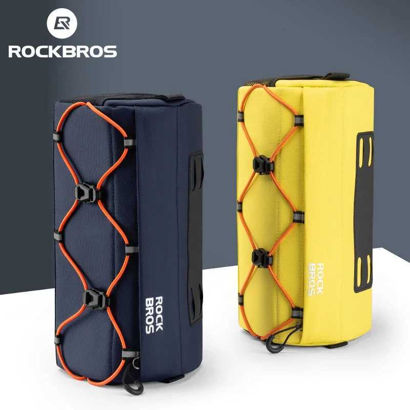 ROCKBROS Bike Bag Bicycle Front Tube Bag 22L Capacity Handlebar Bag Waterproof Multifunction Portable Shoulder Bag Tube Bag H251029