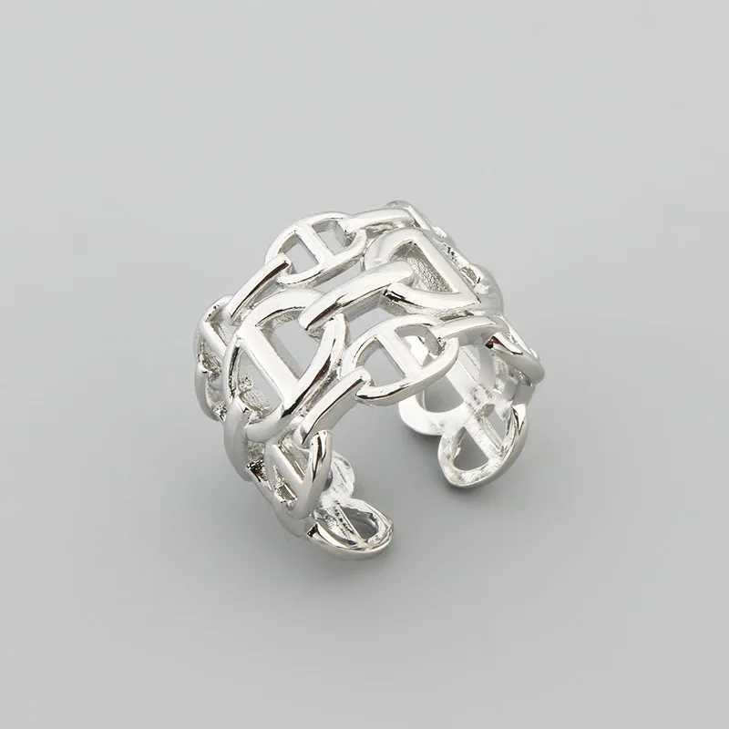 trendy cool new products bare body threelayer hollow pig nose ring opening average size mens and womens temperament jewelryW251030