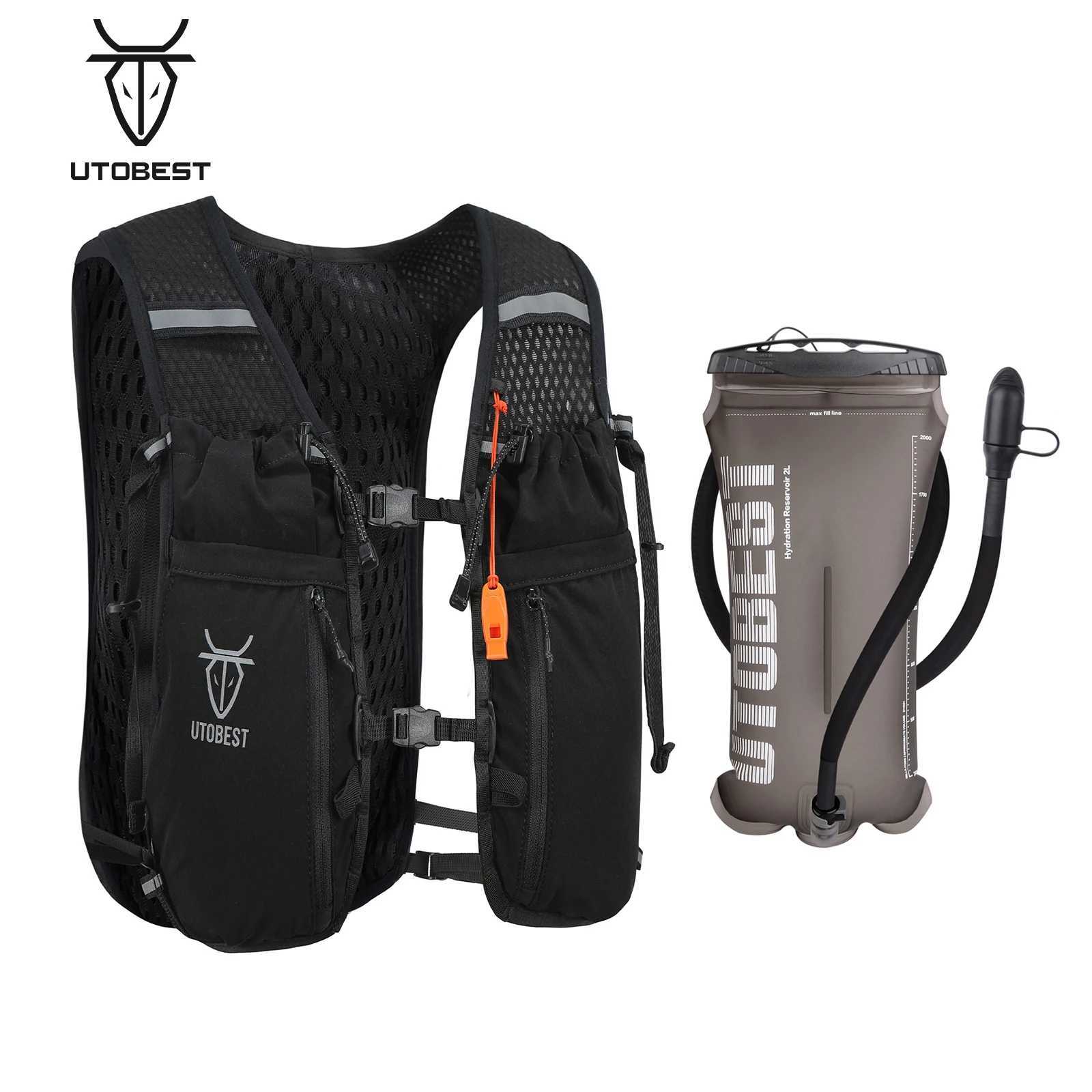 UTOBEST Trail Running Backpack 10L Ultra Lightweight Hydration Vest with 2L Water Bladder for Outdoor Hiking Cycling Marathon H251029