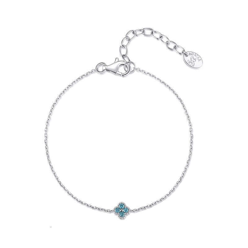 Sun Li French Elegant Lucky Four-Leaf Clover Bracelet Light High-End Exquisite Jewelry High-Precision Electroplating