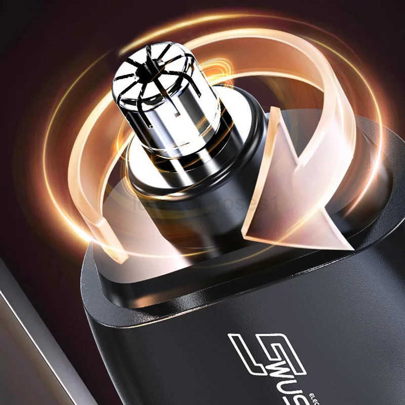 Electric Nose Hair Trimmer Rechargeable Portable Painless Travel Cleaning Tool Men And Women Ears Hair Eyebrow Shaving Z251030