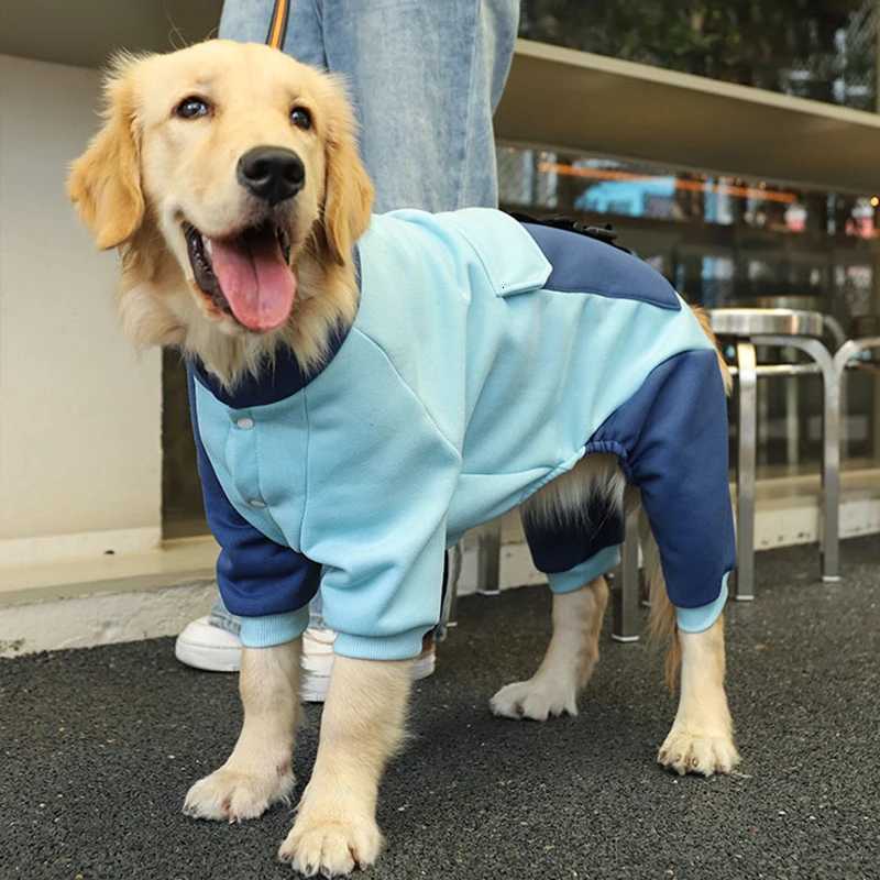 HOOPET Sporting Dog et Four Feet Clothes for Dogs Labrador Retriever Golden Retriever Autumn Big Dog Coat with Zipper Warm C251030