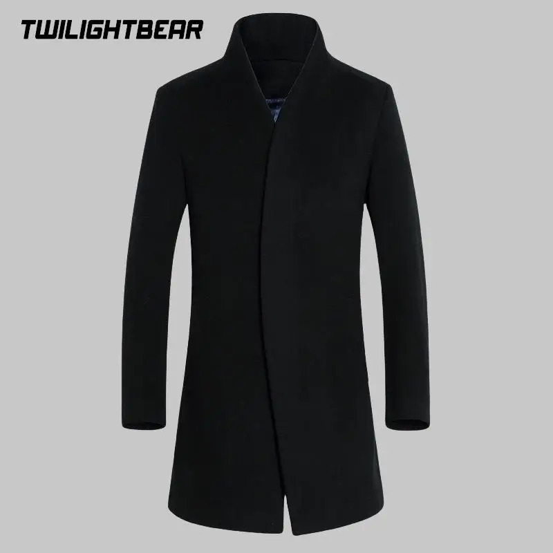 Oversized Mens Wool Overcoat 5XL High Quality Business Casual Winter Jacket Coat Men Clothing Woolen Coats A2F6009 251029
