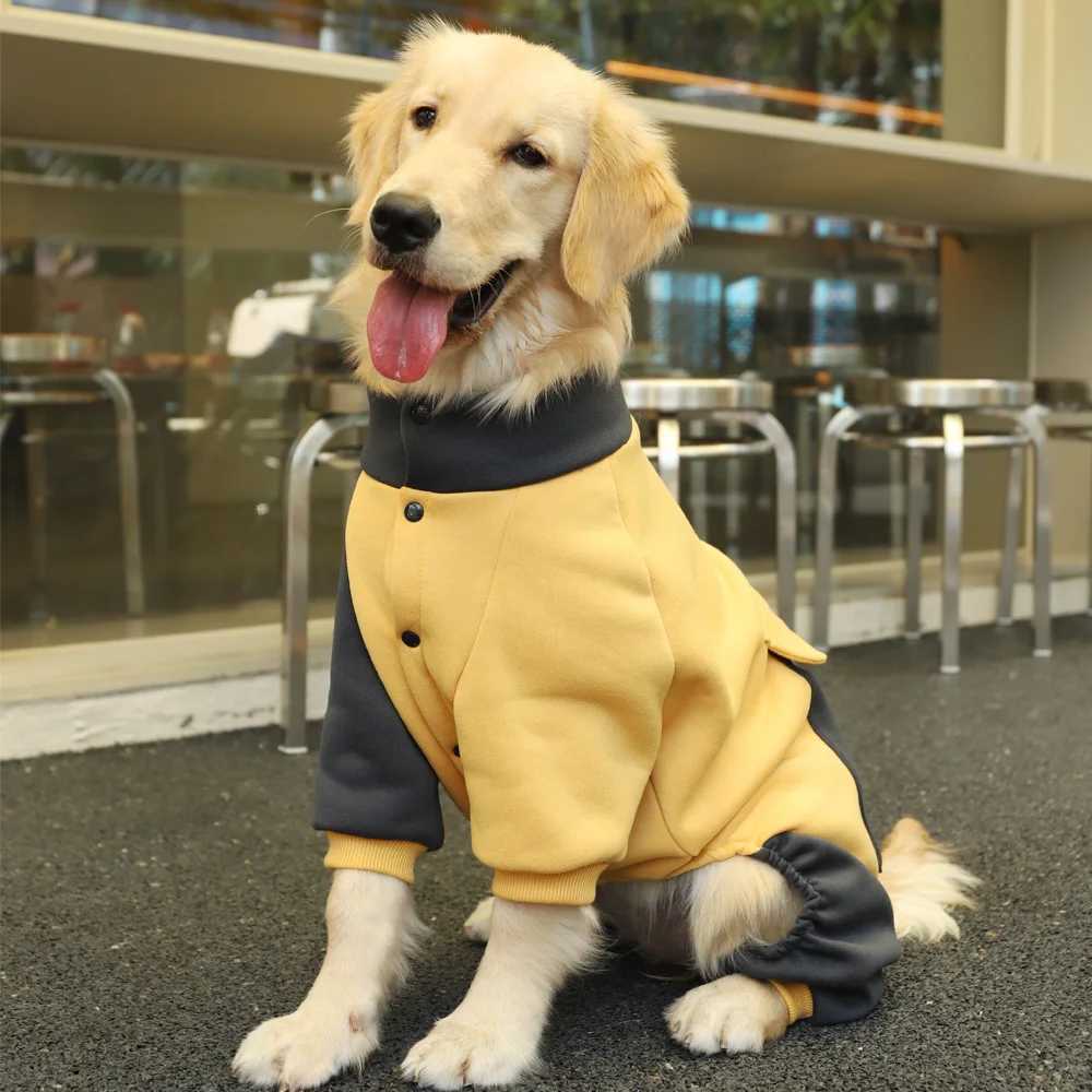 HOOPET Sporting Dog et Four Feet Clothes for Dogs Labrador Retriever Golden Retriever Autumn Big Dog Coat with Zipper Warm C251030