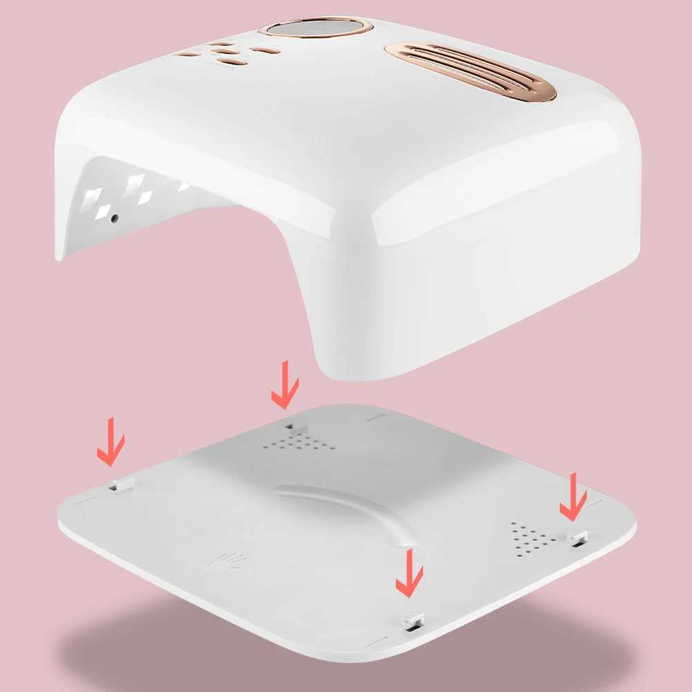 Wireless UV Led Nail Lamp 72W Fast Nail Dryer UV Curing Lamp Cordless Rechargable Nail Drying Lamp for All Gel Nail Polish Alar L251030