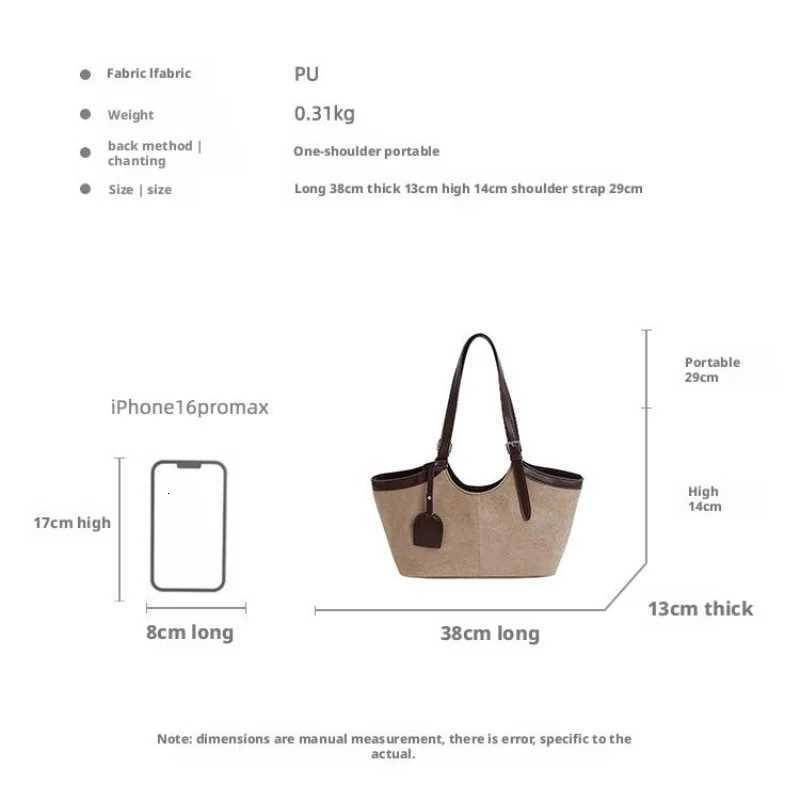 Designer bag Autumn Lat Underarm Shoder Bags For Wen Faux Suede Pure Color Armpit Bag Casual Street Designer Handbags Y251029