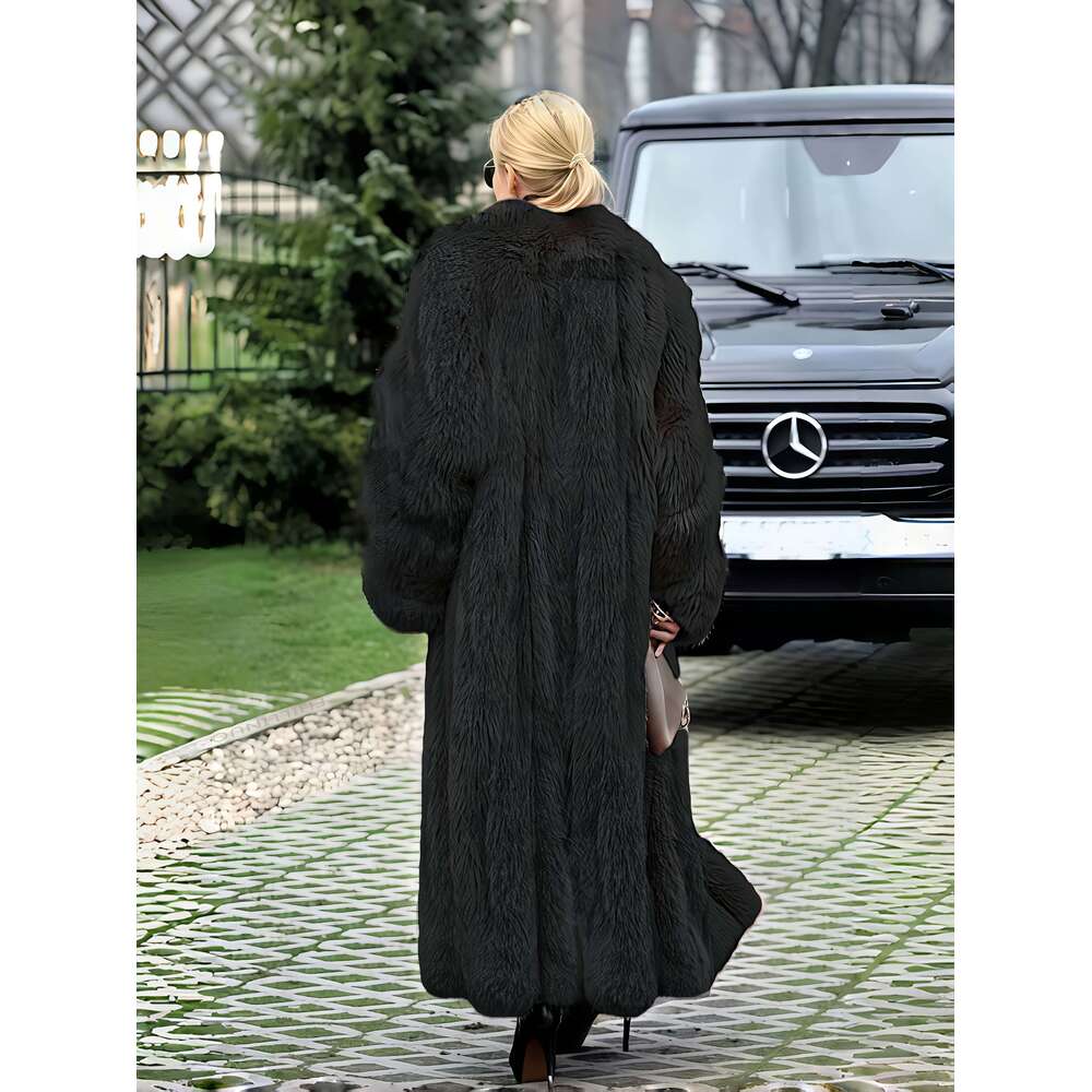 Elegant Outerwear Women S Long Formal Casual Coat Elegant Outerwear With Front Pocket Thick Warm Non Stretch Fabric For Office Parties Everyday