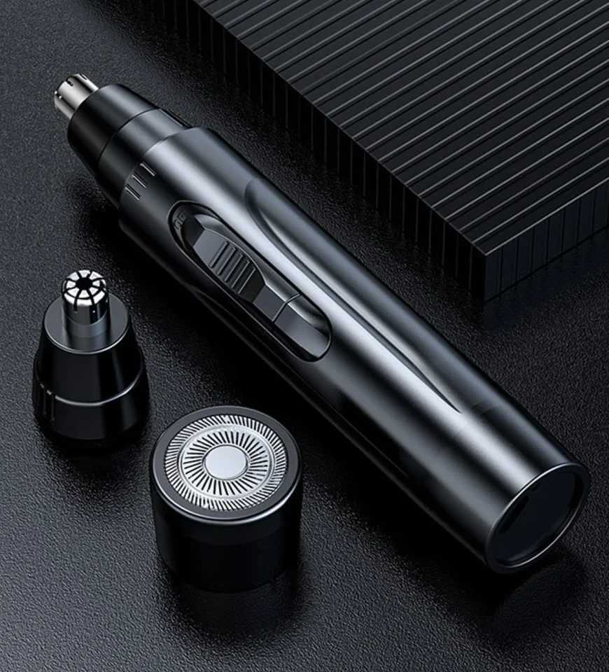 Black Electric Nose Hair Trimmer Ear and Nose Hair Trimmer Professional Painless Nose Hair Trimmer for Men And Women M251030