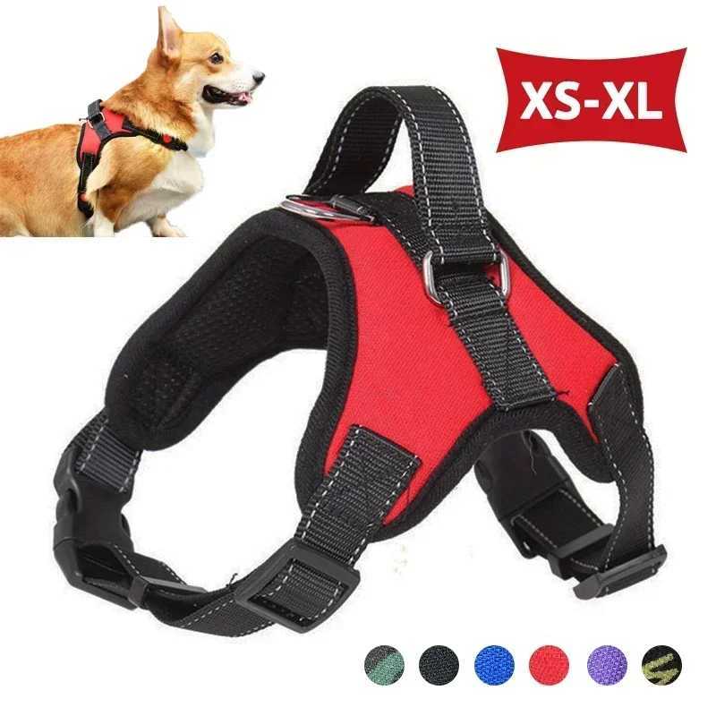 Dog Harness Reflective Adjustable Pet Harness No Pull Walking Training Small Medium Large Big Dogs Chest Strap Product J251129