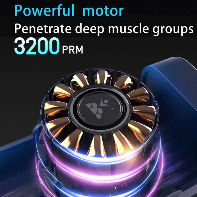 Booster M2D Massage gun Deep Tissue Percussion Neck Back Body Massager Portable Fascia Gun Muscle Relaxation Electric Massager J251030