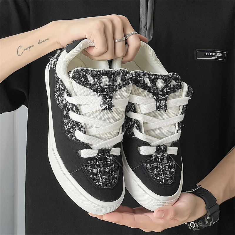 Korean version of small fragrance casual shoes women's autumn new German training shoes bread niche and versatile light skateboard shoes2025