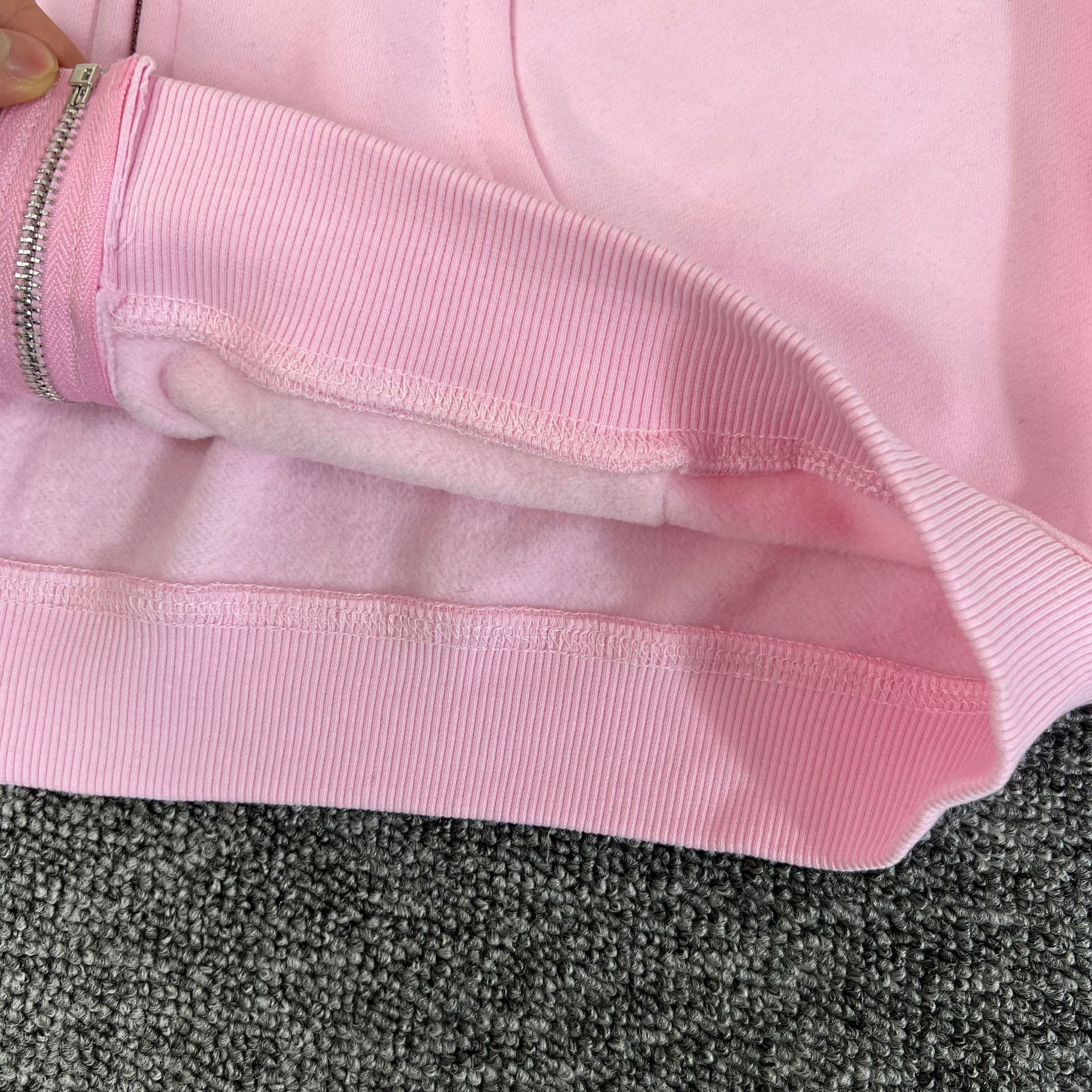 Men's Designer Hoodies Letter Embroidery Fleece-Lined Loose Zipper Cardigan trendy brand Street Style Graphic Casual Hoodies