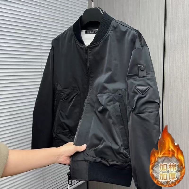 Designer Coat Men's Jacket Coat Spring Autumn 2025 New Simple Color Versatile Cool High-end Outdoor Workwear Baseball Jacket