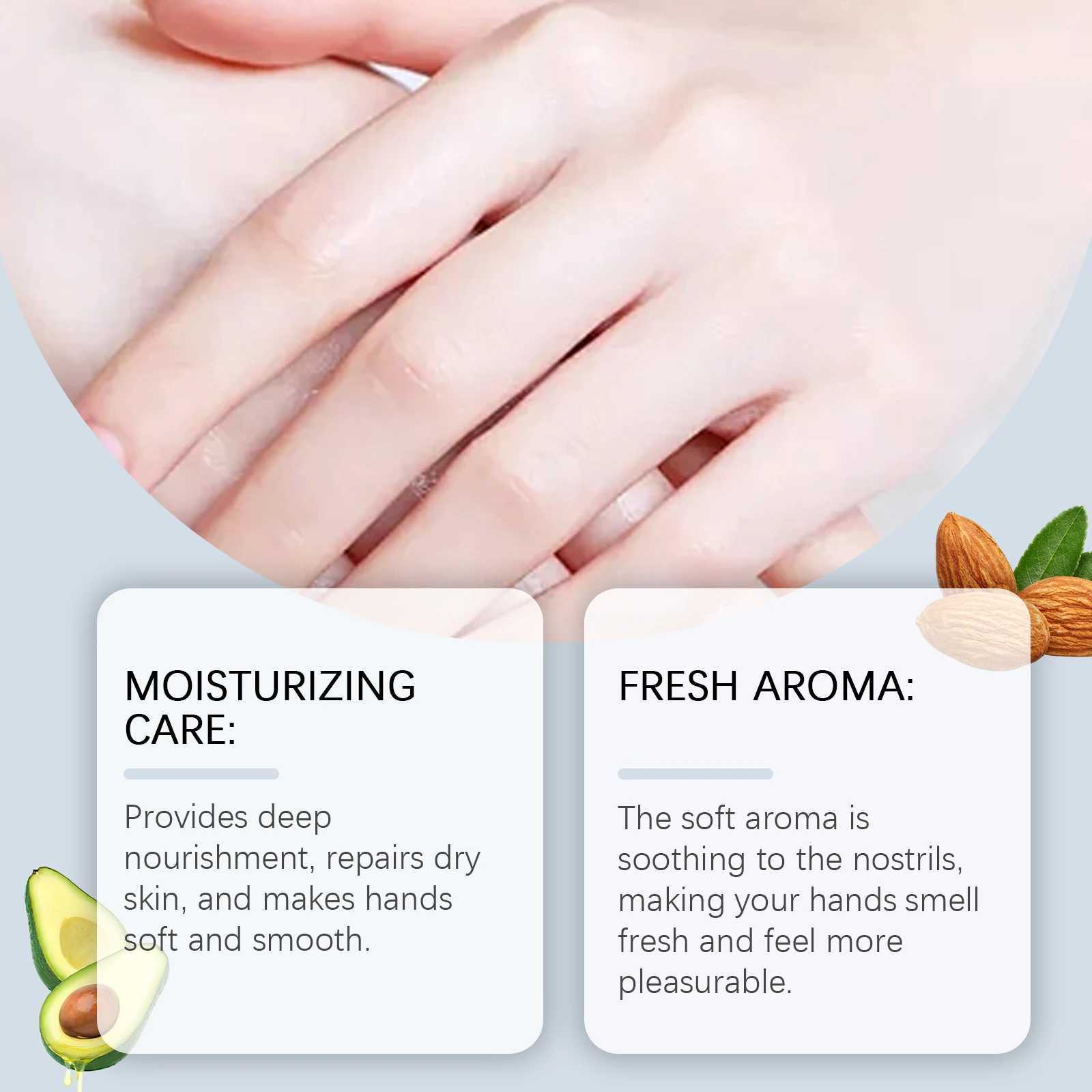 Shea Butter Hand Lotion Moisturizing Nourishing Fade Fine Lines Soft Smooth Skin Non Greasy Fast Absorbing for Dry Cracked Hands J251115