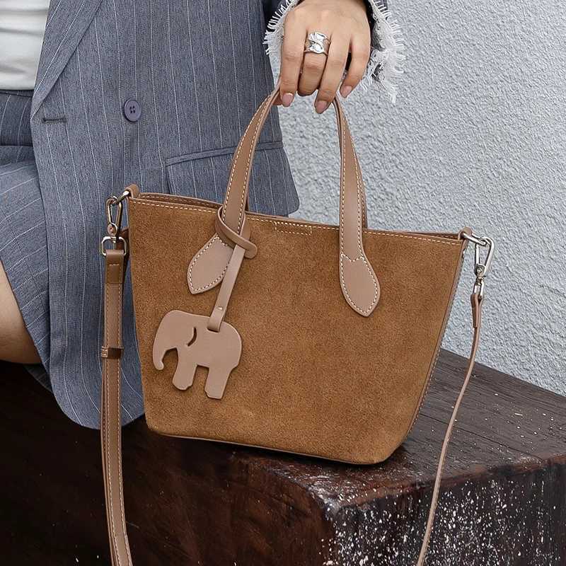 Designer bag NEW Autumn winter wens Natural Suede cowhide leather Crossbody Bag luxury designer Genuine Leather cmuting Shoder bag Y251029