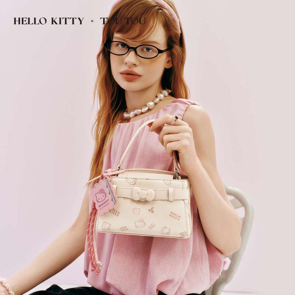 designer bag Luxury bag TOUTOU New Letter Print Cartoon Cat Small Square Cute Versatile Handbag Crossbody Bag for Women