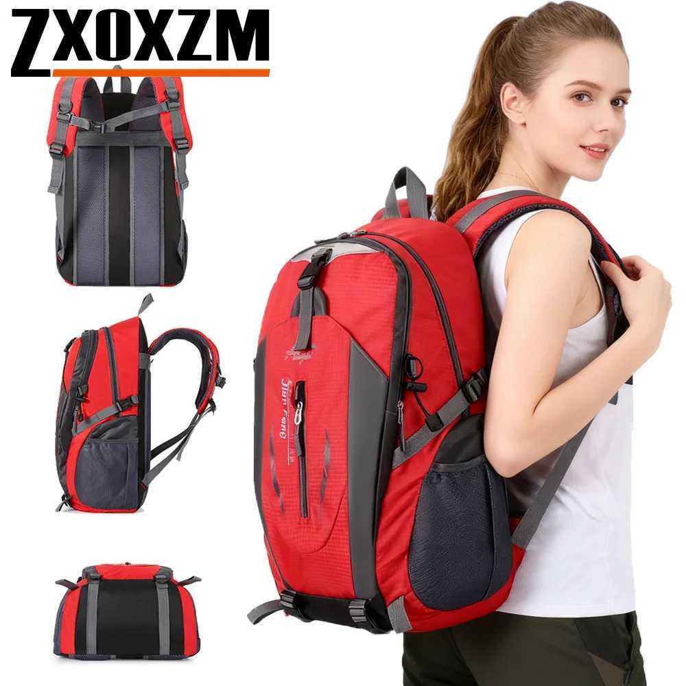 1Pcs Large Capacity 40L Hiking Backpack Lightweight Waterproof Foldable Outdoor Camping Trekking Travel Bagpack H251029