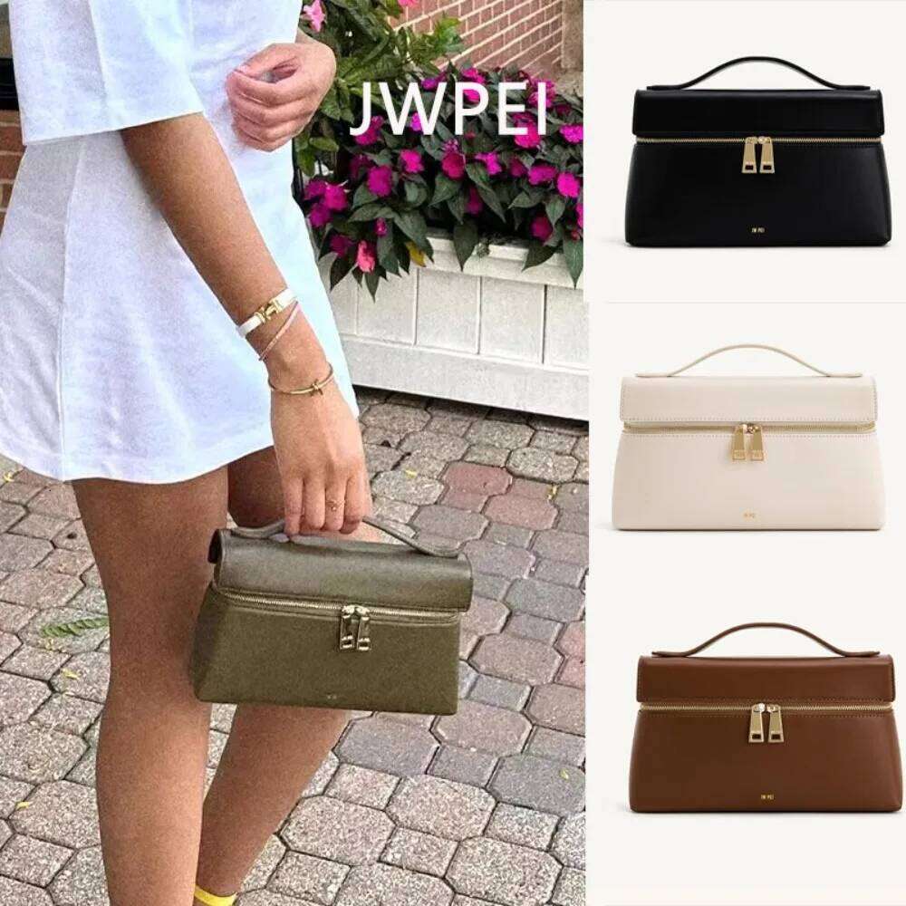 Designer Bags JW PEI Box Thea Shoulder Messenger Female New Style High-End Work Commuting Handbag Small Bag Hot Selling